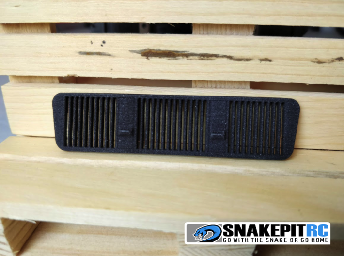 SPRC Hood Grill for SNAKEPIT RC G-Class Hood 3d printed 