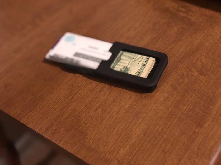 iPhone 7 Card Case w/ Money Slot 3d printed 