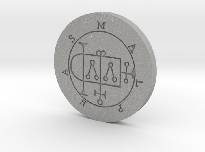 Malphas Coin 3d printed