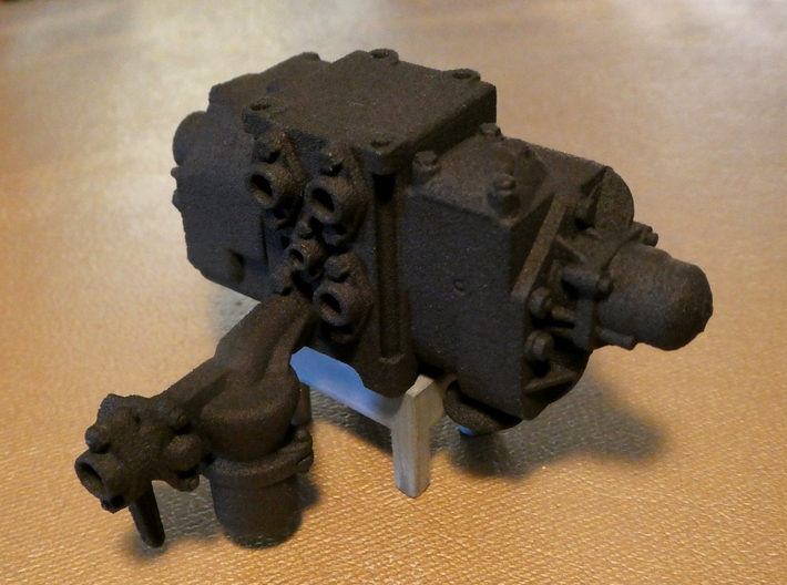 1/8 Scale AB Valve 3d printed The air filter, like the rest of the valve, is modeled to real-world dimensions.
