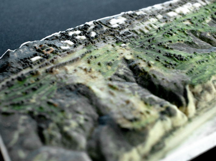 Torrey Pines Golf Course, California, USA, 1:20000 3d printed