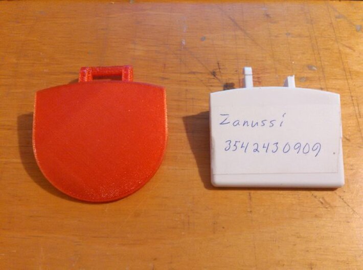 Door handle replacement for Zanussi FLS872C 3d printed Working prototype