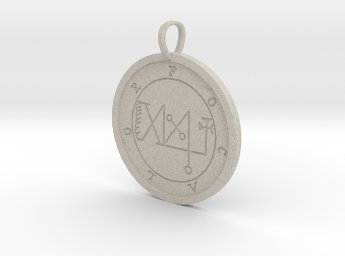 Focalor Medallion 3d printed