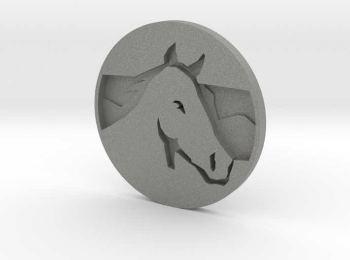 Horse Pendant 2 3d printed