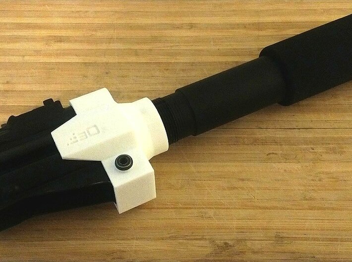 MP5 GBB End Cap for AR15 Buffer Tube V2 3d printed 