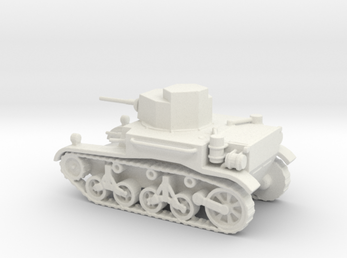 1/100 Scale M2A4 Light Tank 3d printed