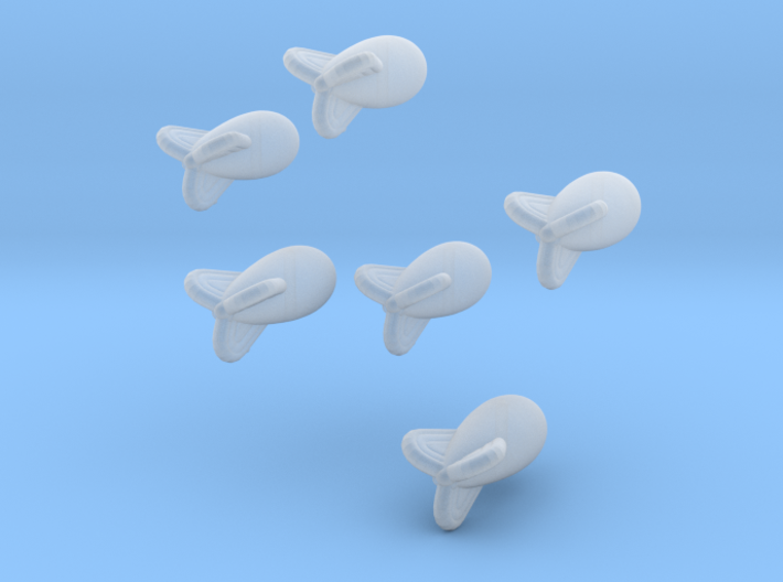 Allied  Barrage Balloon 6 pack 3d printed British Type D7 Barrage Balloons by CLASSIC AIRSHIPS