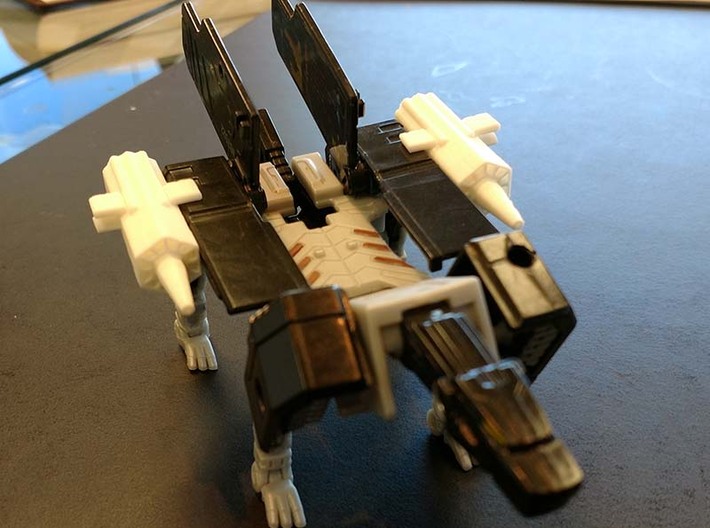 Transformers TR Ravage and Stripes Accessory 3d printed Missle pods
