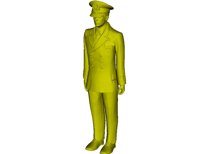 1/72 scale US Navy officer figure 3d printed