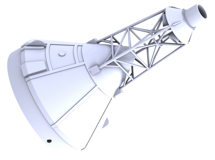 Little Joe 2 004 capsule-45scale for Estes 3d printed