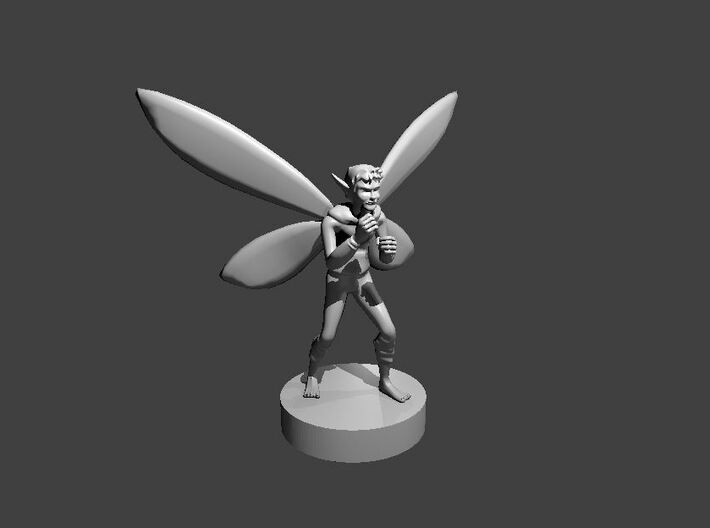 Boxing Pixie 3d printed