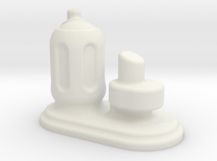 6mm Scale Small Chemical Stores 3d printed