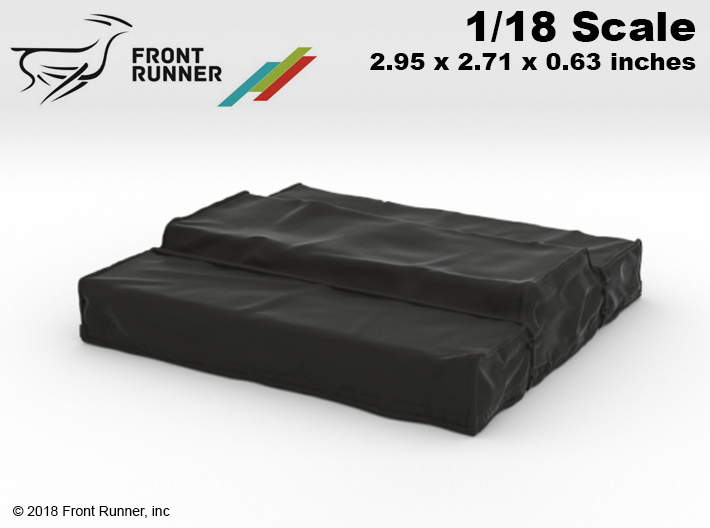 BR10029 Frontrunner 1/18 scale Roof Top Tent 3d printed
