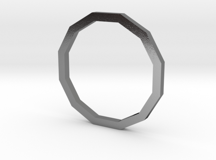 Dodecagon 12.37mm 3d printed