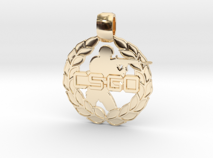 CS:GO - Soldier Pendant 3d printed 