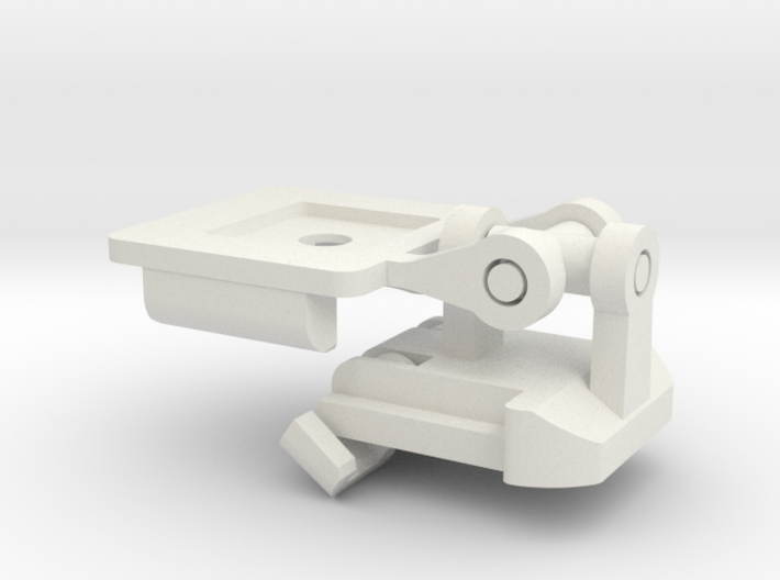 Passive Double Hinged Gimbal Compatible Connector  3d printed 