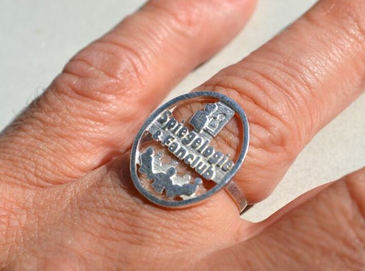 Spiegelogie Ring 19mm 3d printed photo printed ring