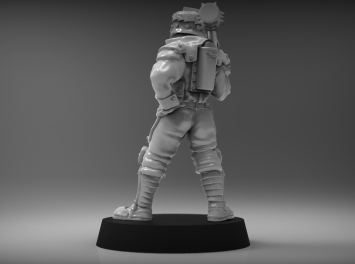 Trench Fighter Marshal 3d printed render