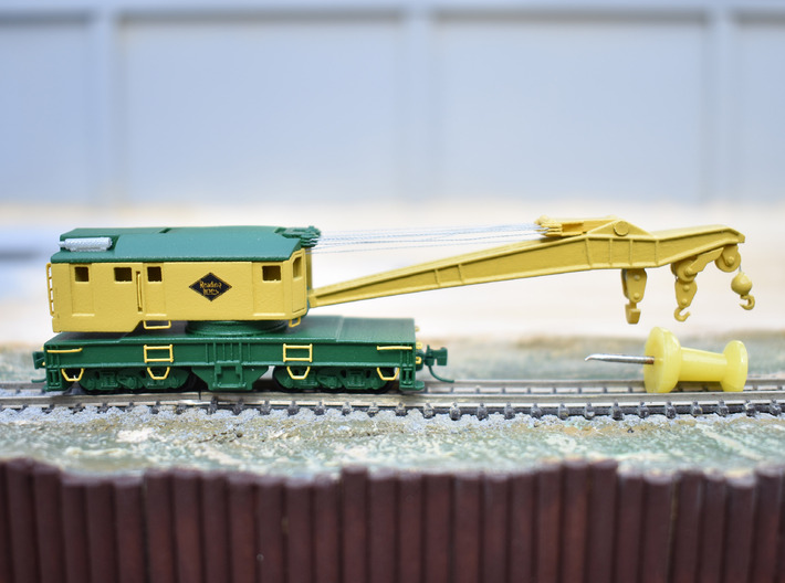 250 ton Industrial Brownhoist crane in Z scale 3d printed