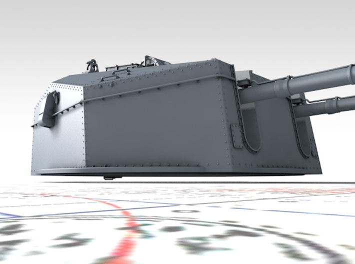 1/350 HMS Tiger Class 6"/50(15.2cm) QF MKN5 Gun x1 3d printed 3d render showing product detail