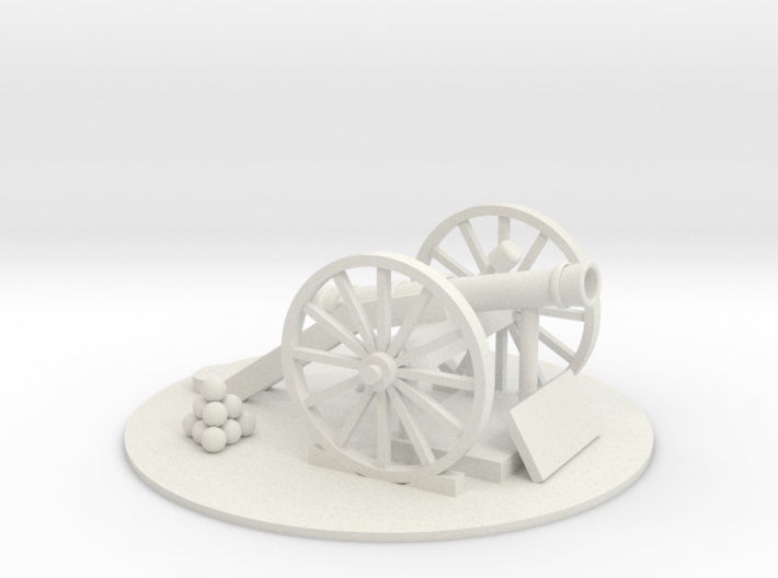Cannon-3 (O) Scale 3d printed Part # CN-003