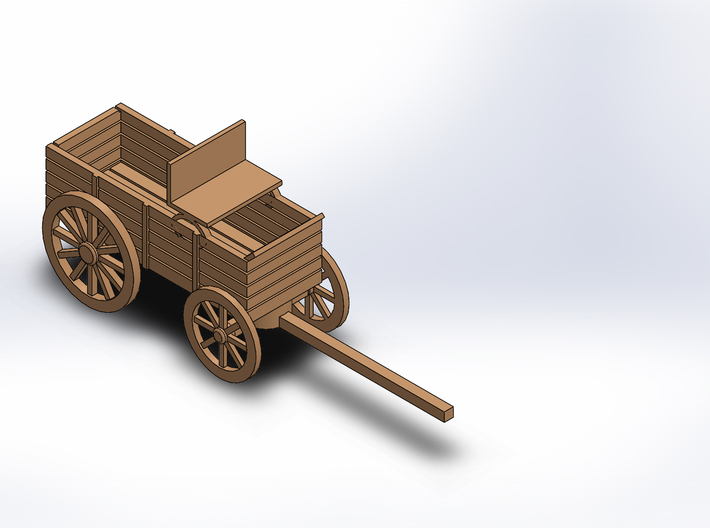 HO FREIGHT WAGON 3d printed