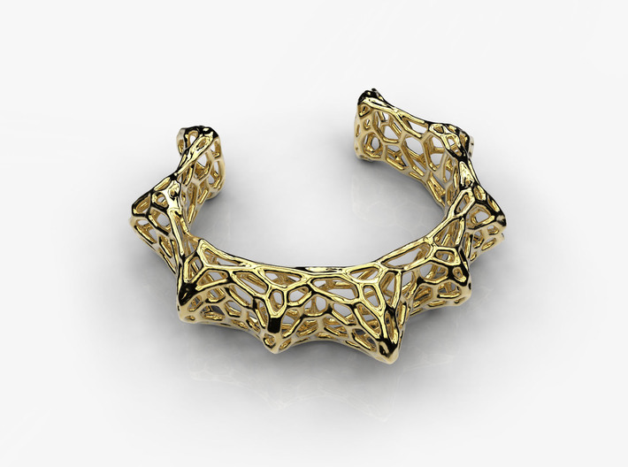 Bracelet Voronoi 3d printed