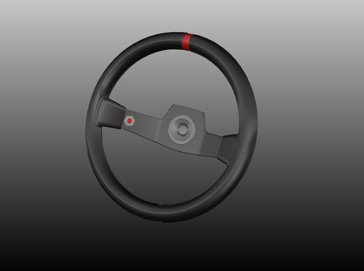 Steering Wheel - Deep Dish Rallye Type - 1/10 3d printed 