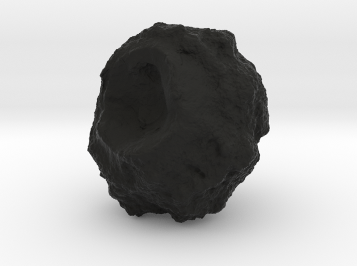 Battle-Scarred Asteroid for 2/6mm Space Battles 3d printed