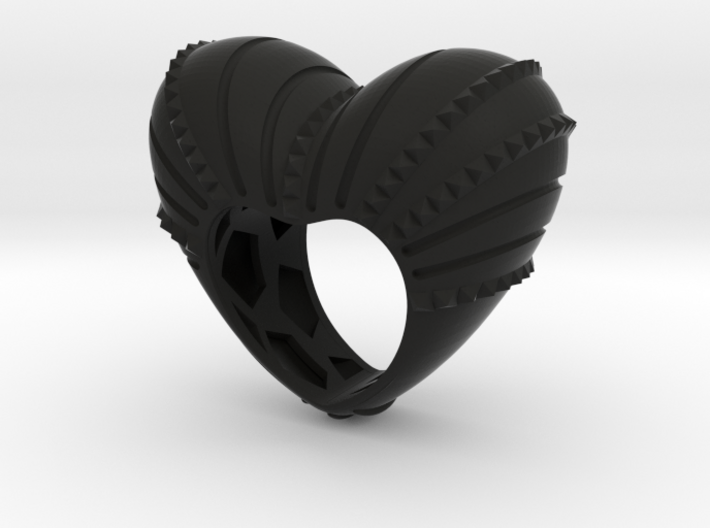 Crazy In Love Ring 3d printed
