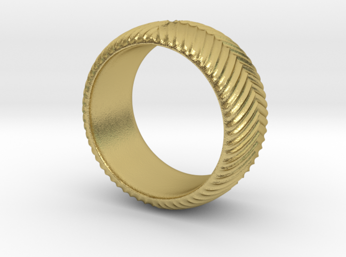 Knurled Ring 3d printed