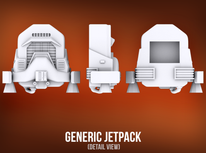 Generic Jetpacks (x7) 3d printed 