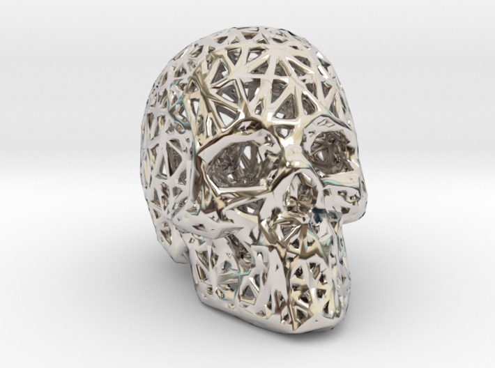 Human Skull with Pattern 3d printed