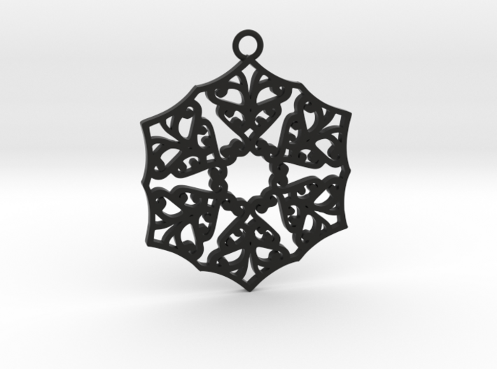 Ornamental pendant no.3 3d printed
