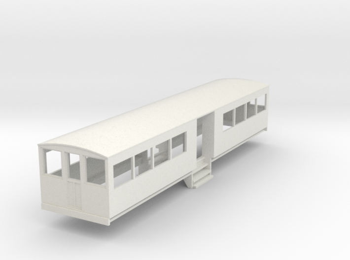 o-87-bermuda-railway-toast-rack-coach 3d printed