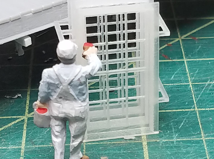 O Leadville Freight Windows 3d printed 