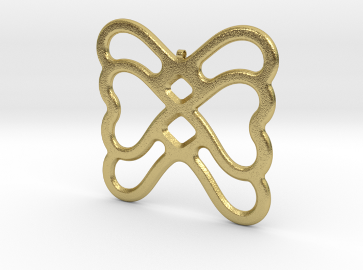 Butterfly Pendant / Necklace-22 3d printed