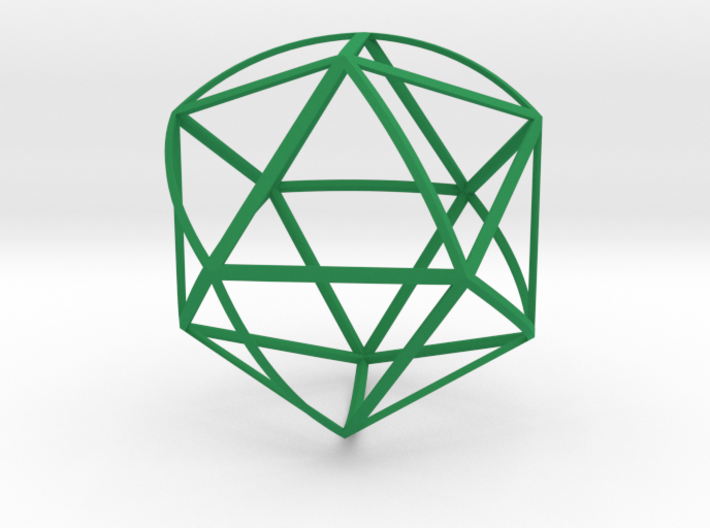Walsh Icosahedron 3d printed