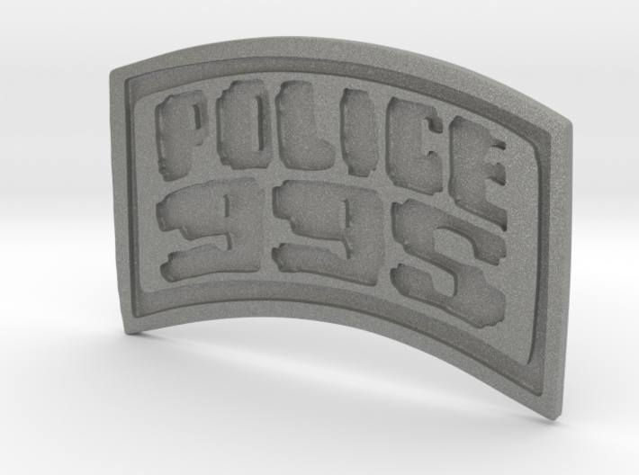 POLICE-995-badge (Wallet) 3d printed