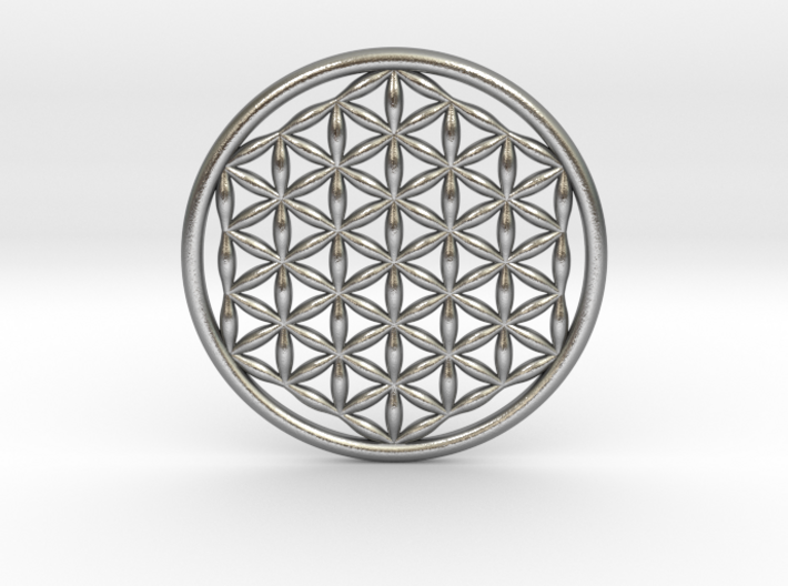 Flower Of Life (no bale) 1.4&quot; 3d printed