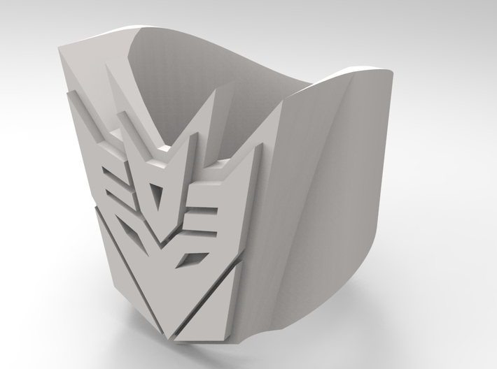Decepticon-ring (US Size 13) 3d printed 