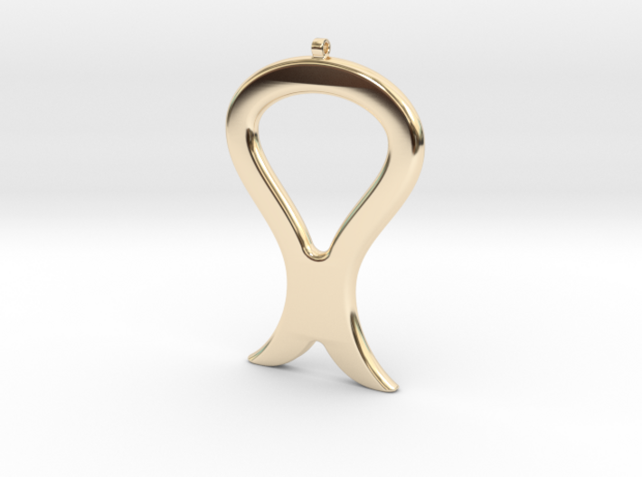 Tulip Pendant / Necklace-30 3d printed