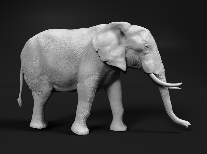 African Bush Elephant 1:45 Walking Female 3d printed