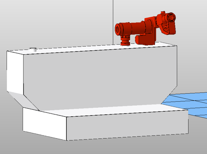 1:50 Transfer tank for 6ft bed Sword/FG F250 3d printed