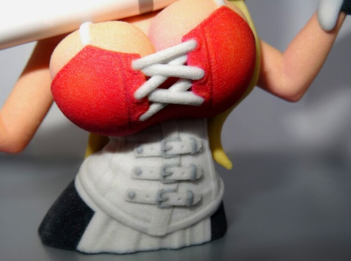 The maid sexy penholder 3d printed Outfit detail