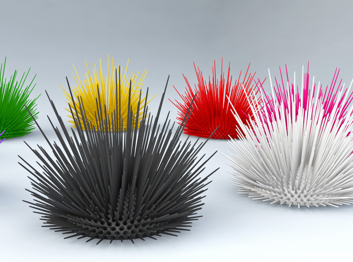 Desk Urchin - A cool way to organize your desk! 3d printed Render Preview