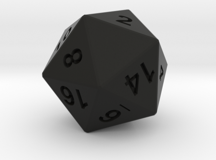 D20 Dice Custom Letter, Choose Letters you want! 3d printed