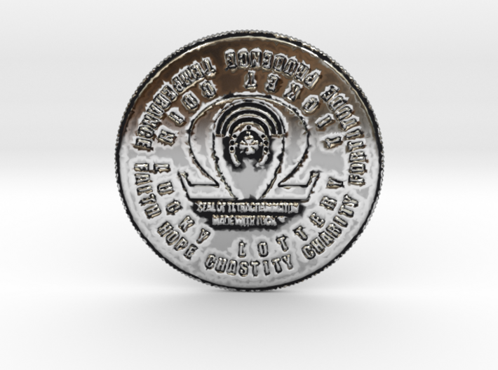Epiphany Coin of 7 Virtues God's Ring Vision II 3d printed