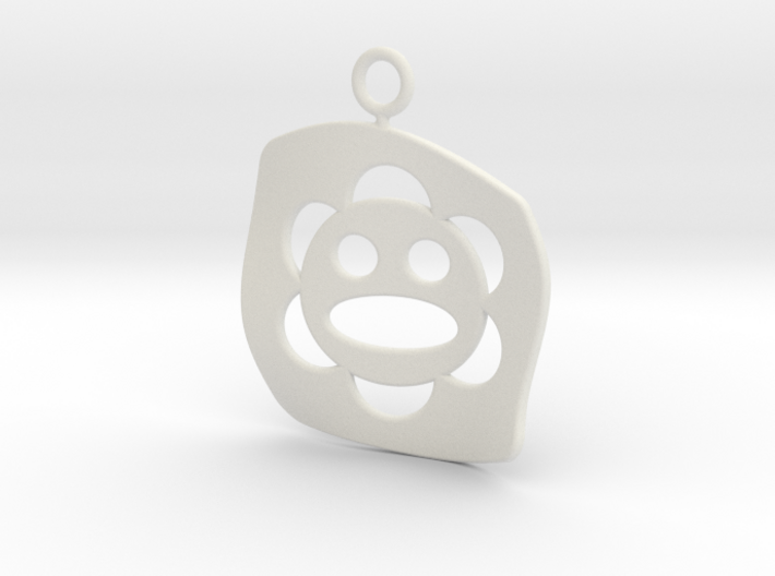Taíno Sol earring or pendant 3d printed