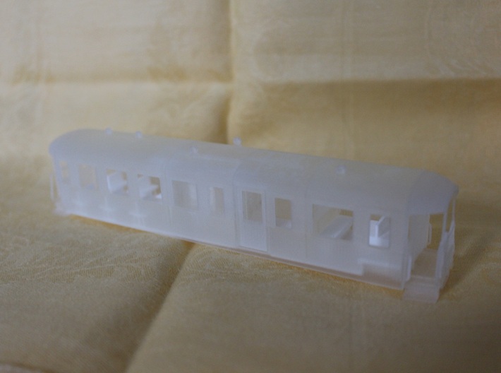 L.W.P. BCDFa 1400 body 3d printed Photo of the body + Interior part